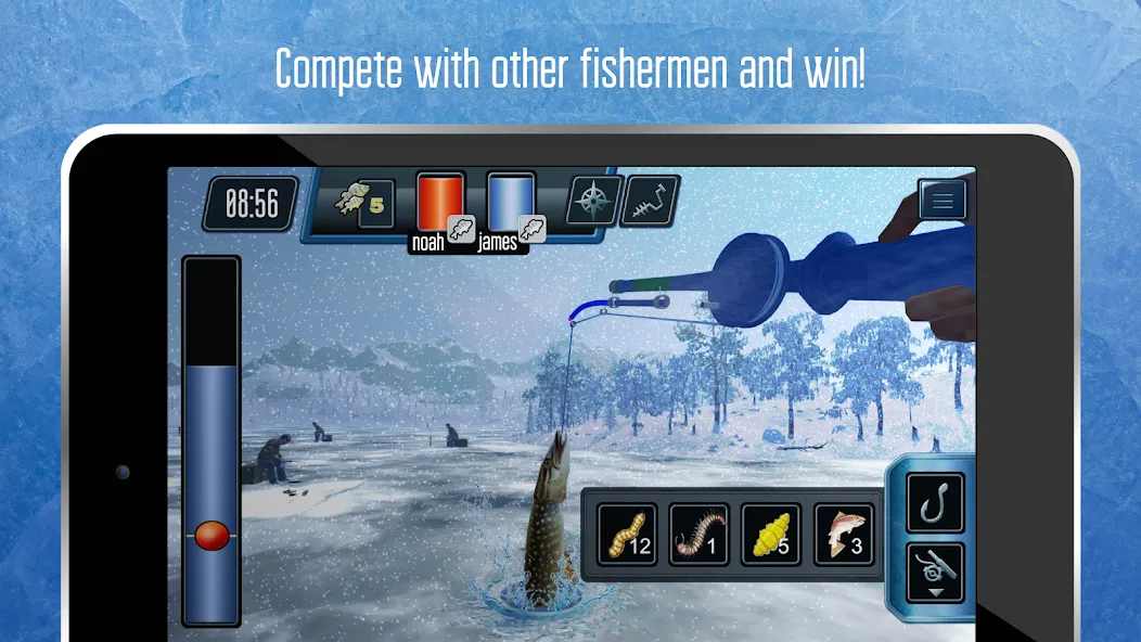 Download Ice fishing game. Catch bass. [MOD Menu] latest version 1.7.1 for Android
