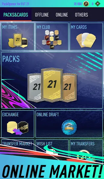 Download Pack Opener for FUT 21 [MOD Menu] latest version 2.7.3 for Android