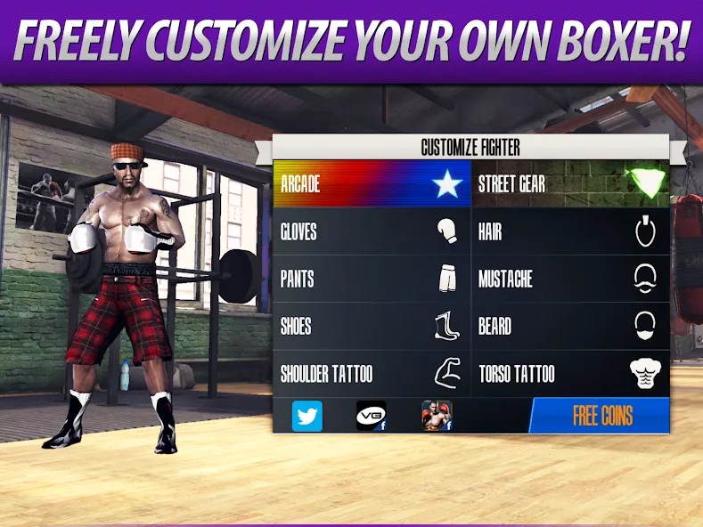 Download Real Boxing – Fighting Game [MOD Unlimited coins] latest version 0.9.9 for Android