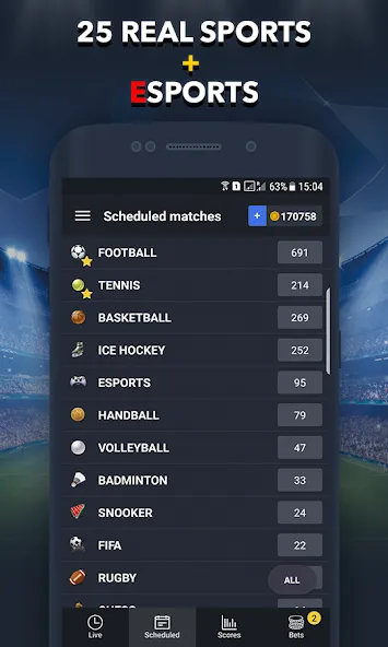 Download Sports Betting Game - BETUP [MOD Menu] latest version 1.6.2 for Android