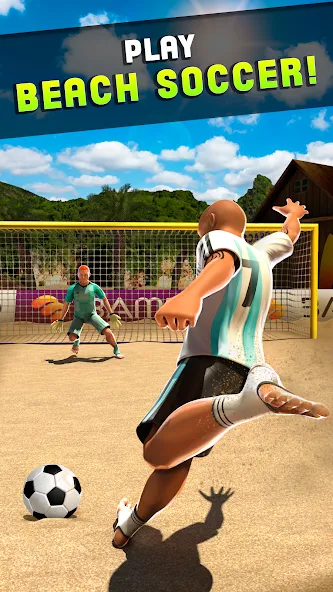Download Shoot Goal - Beach Soccer Game [MOD Unlimited coins] latest version 2.4.8 for Android