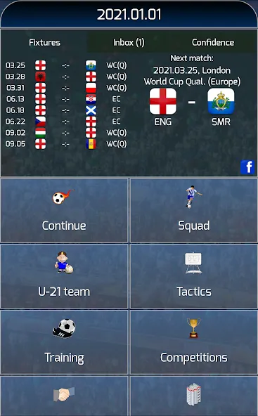 Download True Football National Manager [MOD Menu] latest version 2.9.1 for Android