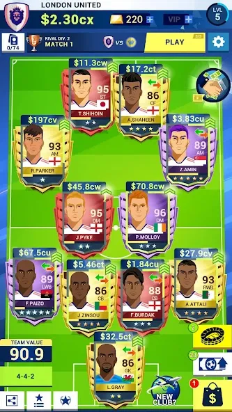 Download Idle Eleven - Soccer tycoon [MOD MegaMod] latest version 0.4.6 for Android