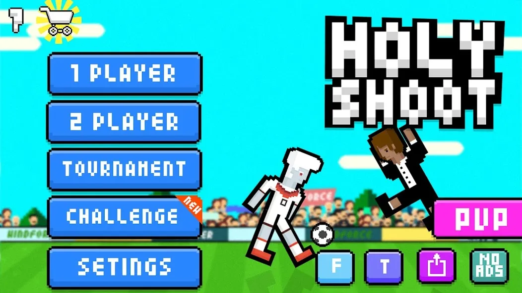 Download Holy Shoot - Soccer Battle [MOD Unlocked] latest version 0.7.1 for Android