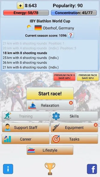 Download Biathlon Manager 2020 [MOD Unlimited money] latest version 1.7.4 for Android