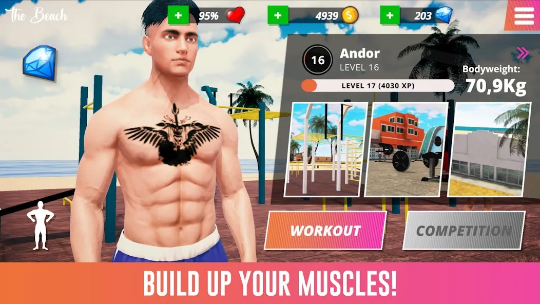 Download Iron Muscle IV - GYM simulator [MOD Menu] latest version 0.2.8 for Android