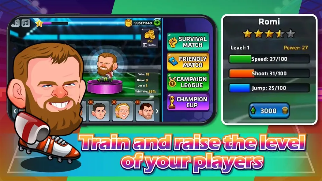 Download Head Soccer - Star League [MOD Menu] latest version 0.2.9 for Android