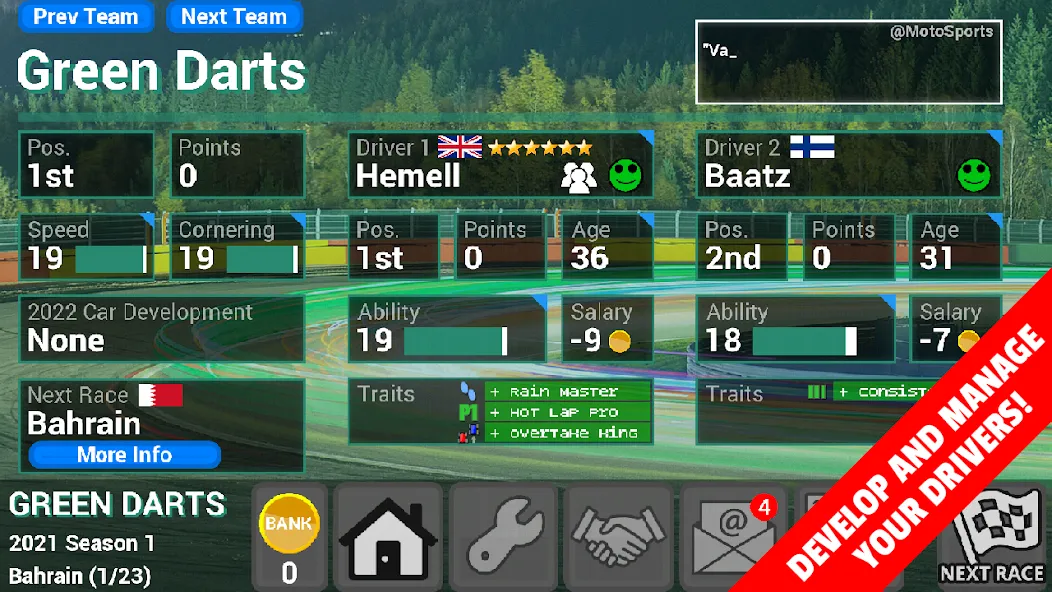 Download FL Racing Manager 2022 Lite [MOD Unlocked] latest version 1.2.3 for Android