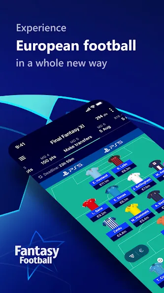 Download UEFA Gaming: Fantasy Football [MOD Unlocked] latest version 0.4.3 for Android