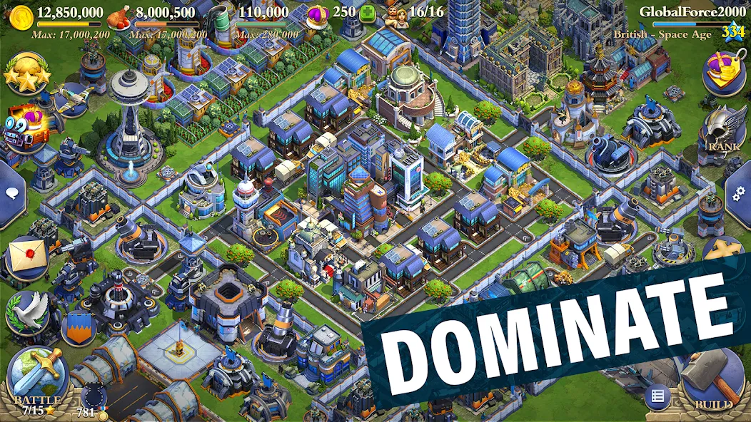 Download DomiNations [MOD Unlimited coins] latest version 2.1.4 for Android