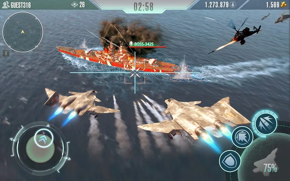 Download Battle Warship: Naval Empire [MOD MegaMod] latest version 0.7.3 for Android