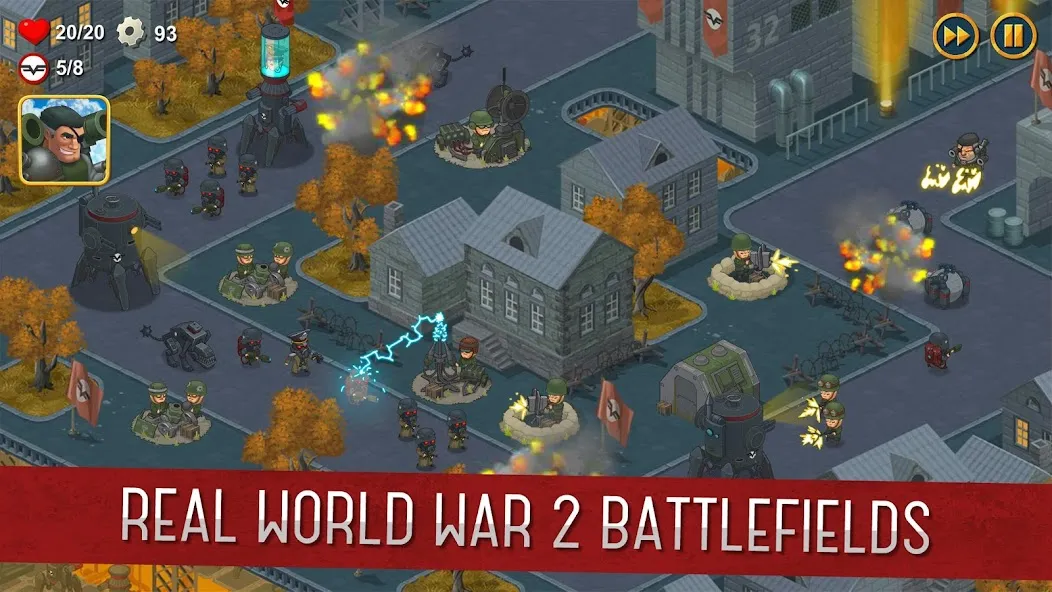 Download World War 2: Offline Strategy [MOD Unlimited coins] latest version 1.5.5 for Android