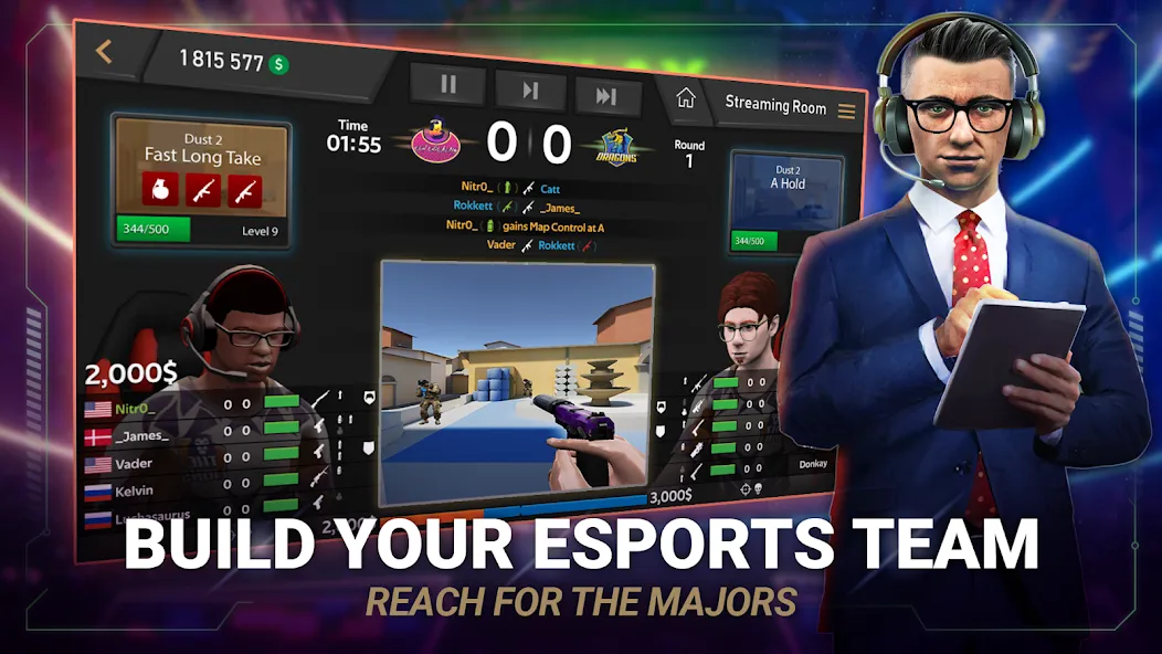 Download FIVE - Esports Manager Game [MOD Unlocked] latest version 1.3.8 for Android