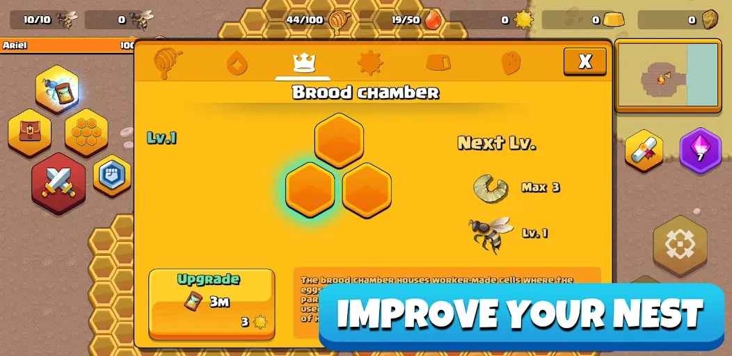Download Pocket Bees: Colony Simulator [MOD Menu] latest version 0.4.8 for Android