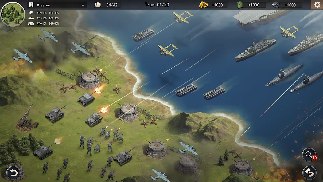 Download World War 2: Strategy Games [MOD Unlimited coins] latest version 0.5.9 for Android