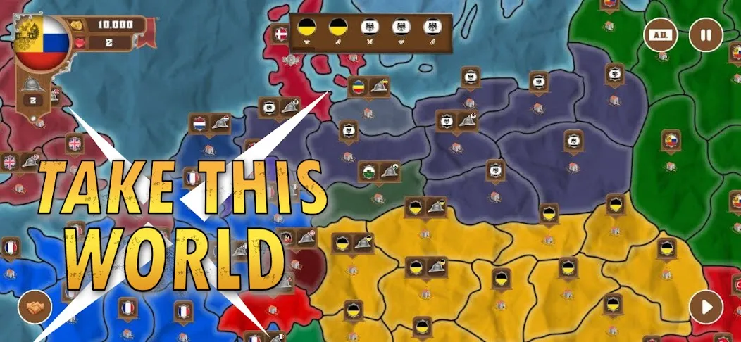 Download World conquest: Europe 1812 [MOD Menu] latest version 0.6.9 for Android