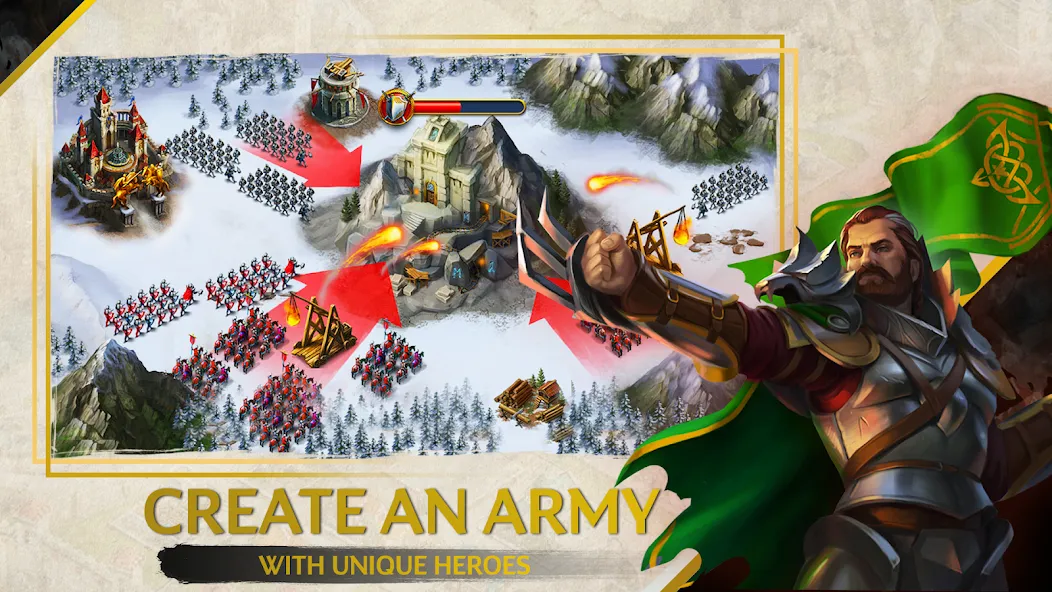Download Gods and Glory: Fantasy War [MOD Menu] latest version 1.6.4 for Android