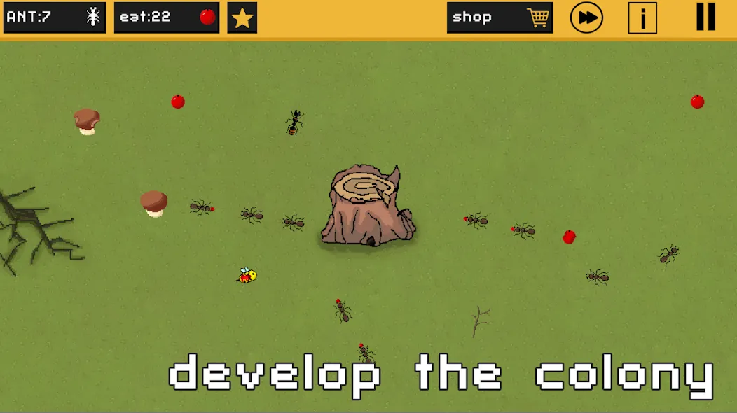 Download pixel ant colony [MOD MegaMod] latest version 2.1.3 for Android