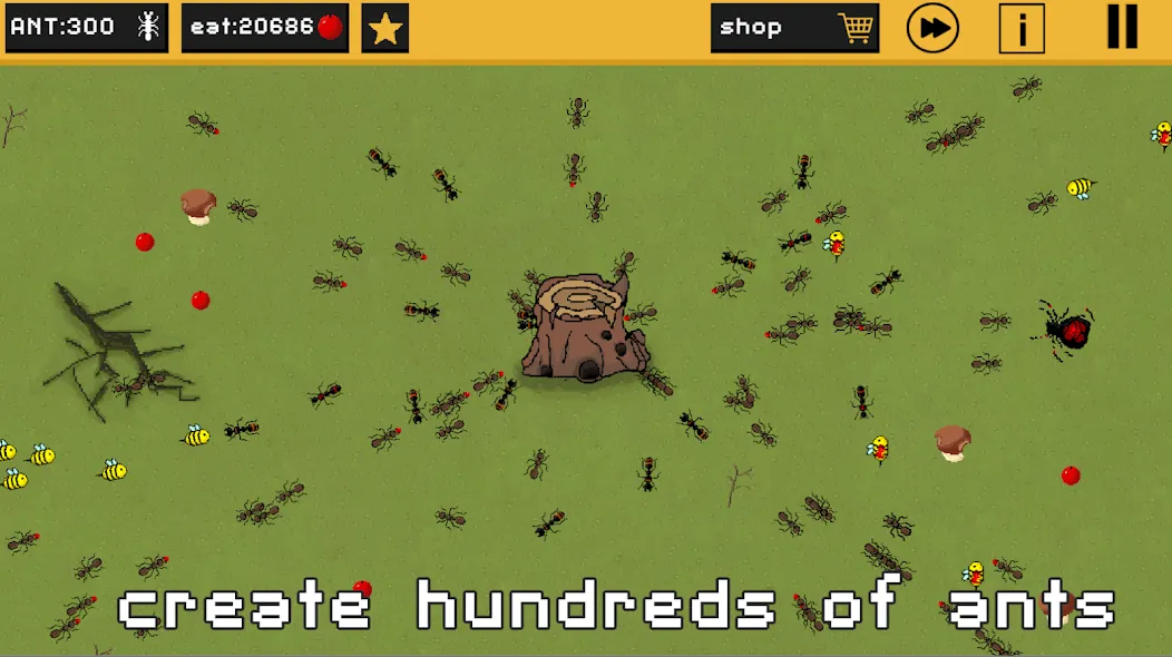 Download pixel ant colony [MOD MegaMod] latest version 2.1.3 for Android