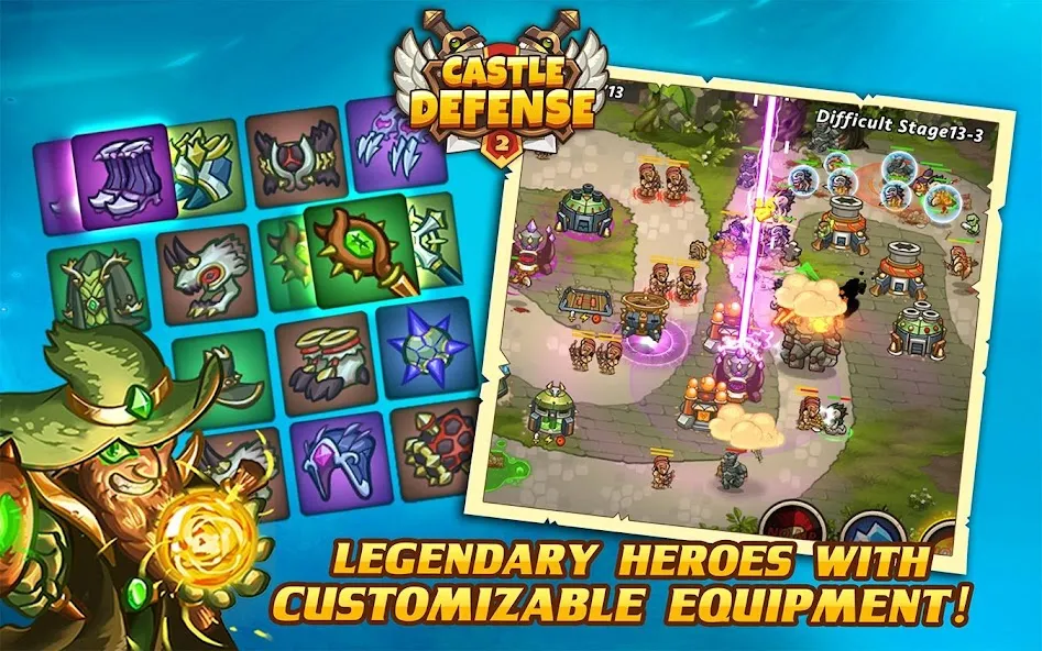 Download Castle Defense 2 [MOD Unlocked] latest version 0.2.7 for Android