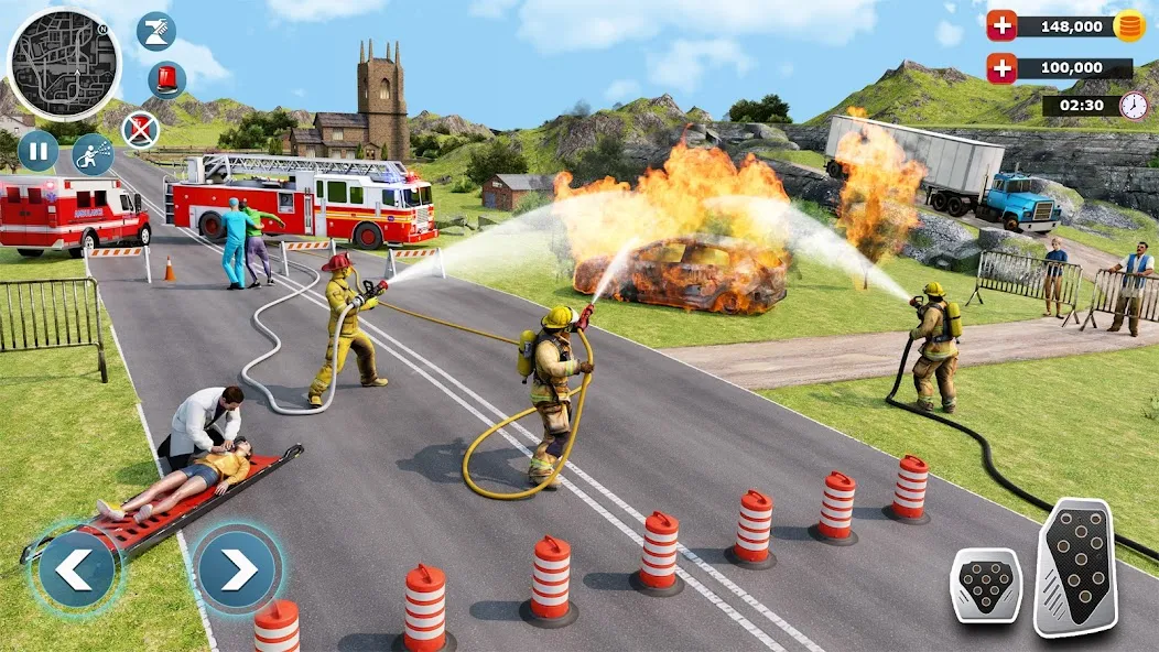 Download Firefighter :Fire Brigade Game [MOD Unlimited money] latest version 2.4.7 for Android