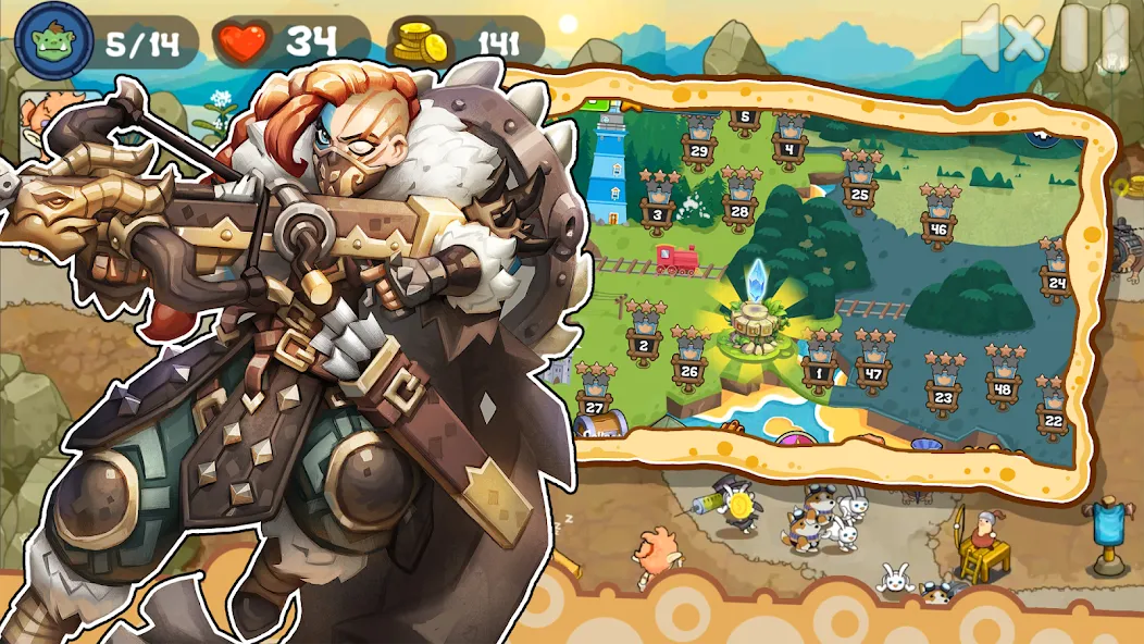 Download Tower Defense Kingdom Realm [MOD Unlimited coins] latest version 1.5.3 for Android