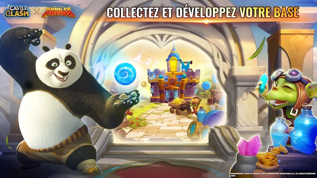 Download Castle Clash: Kung Fu Panda GO [MOD Menu] latest version 2.7.7 for Android