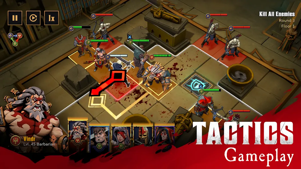 Download Grimguard Tactics: Fantasy RPG [MOD Menu] latest version 1.5.7 for Android