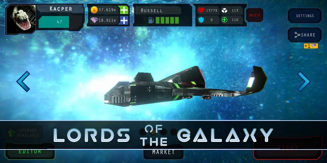 Download Lords Of The Galaxy 3D - Build [MOD Unlimited coins] latest version 2.4.1 for Android