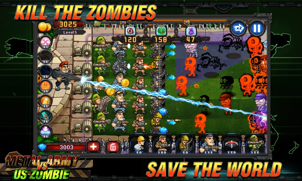 Download Army vs Zombies :Tower Defense [MOD MegaMod] latest version 1.7.7 for Android