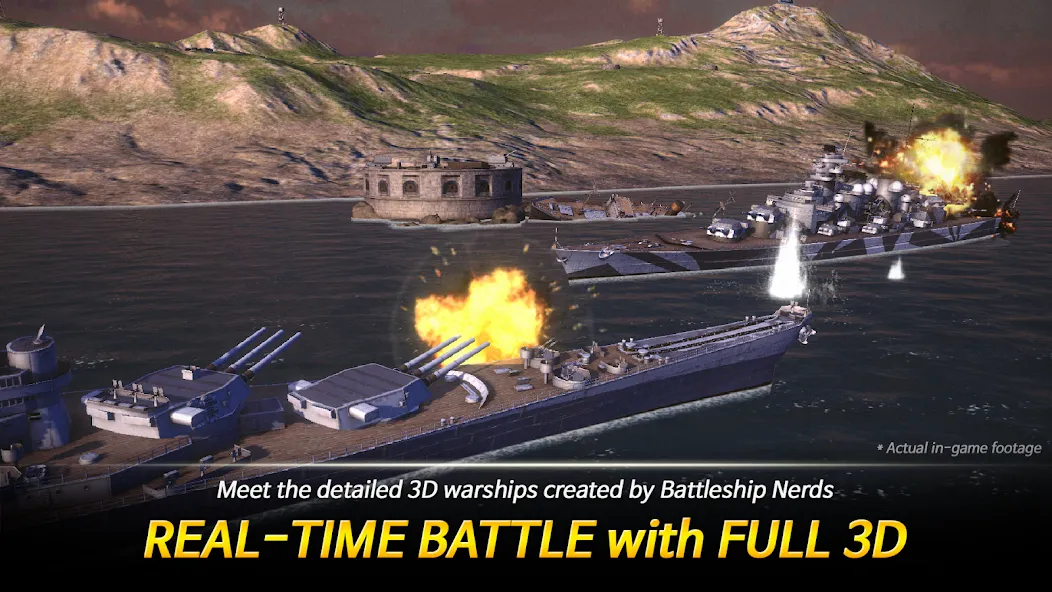 Download Warship Fleet Command : WW2 [MOD Unlimited money] latest version 0.8.4 for Android