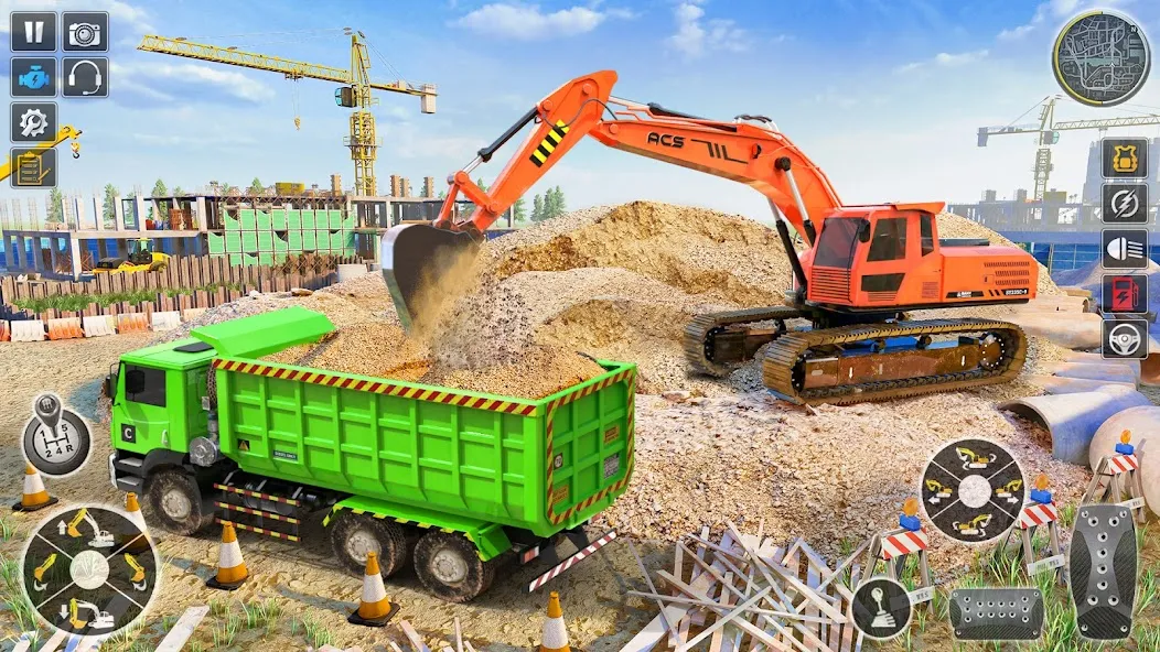 Download Heavy Excavator Simulator game [MOD MegaMod] latest version 2.1.1 for Android