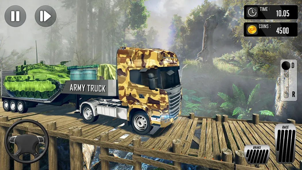 Download Army Simulator Truck games 3D [MOD Menu] latest version 0.9.9 for Android