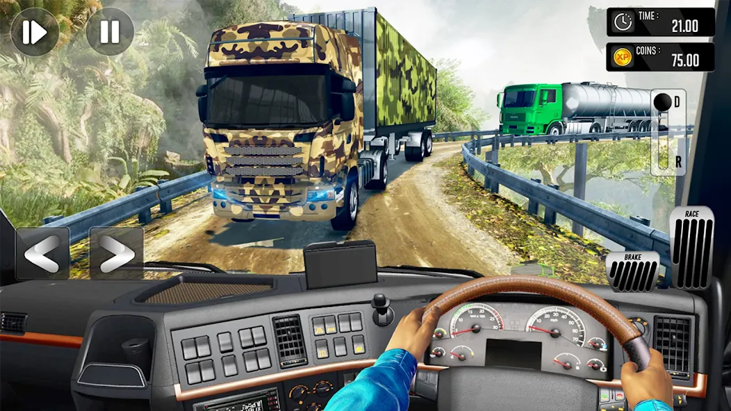 Download Army Simulator Truck games 3D [MOD Menu] latest version 0.9.9 for Android