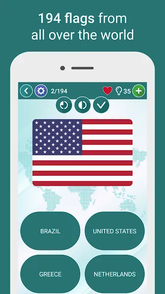 Download Geography Quiz - World Flags [MOD Menu] latest version 1.1.5 for Android
