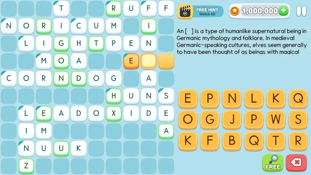 Download Crossword Quiz [MOD MegaMod] latest version 2.6.4 for Android