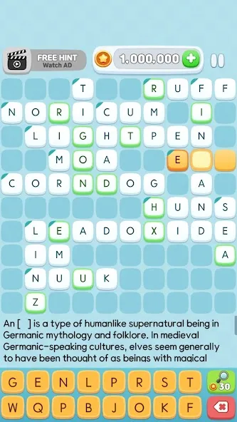 Download Crossword Quiz [MOD MegaMod] latest version 2.6.4 for Android