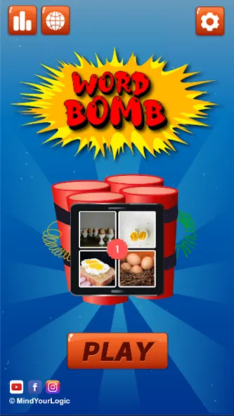 Download Word Bomb : 4 pics 1 word [MOD Unlimited money] latest version 1.3.5 for Android